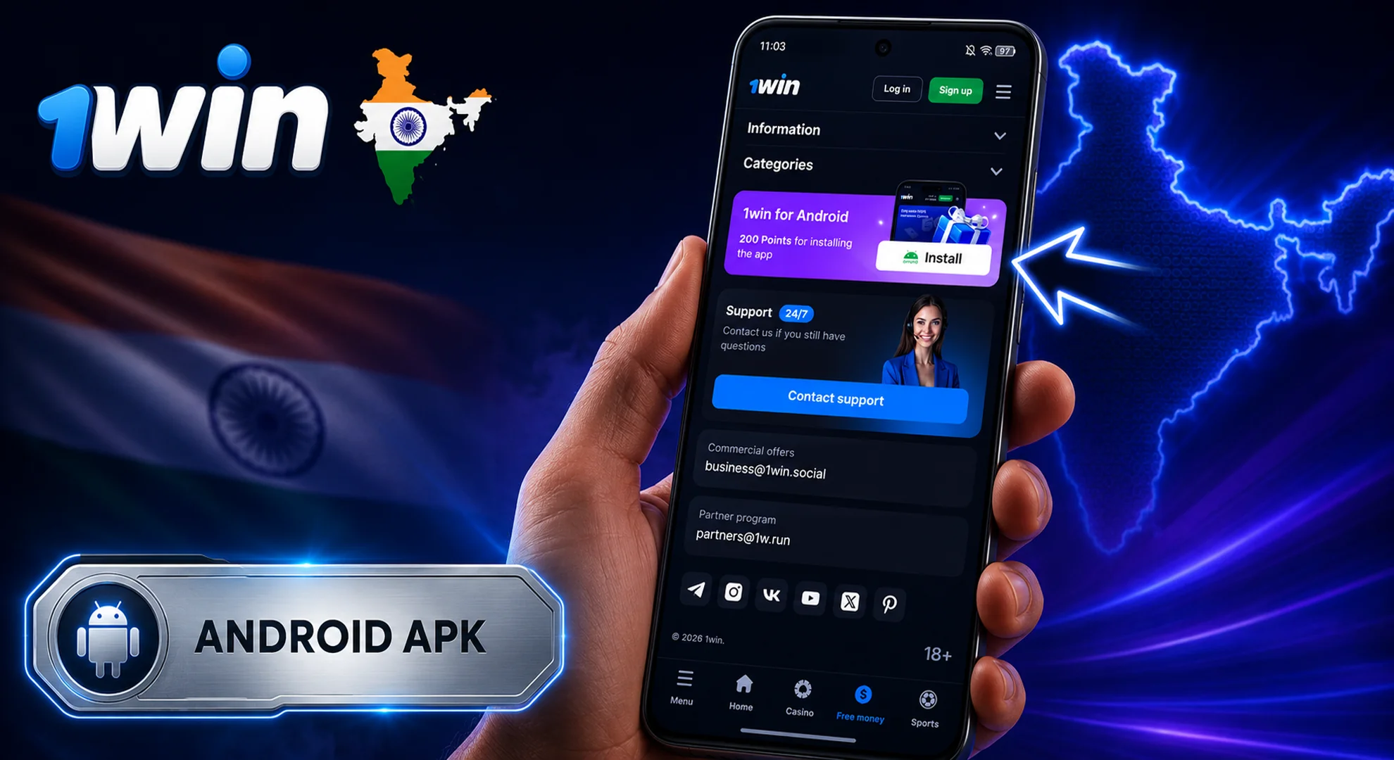 download an APK file for Android